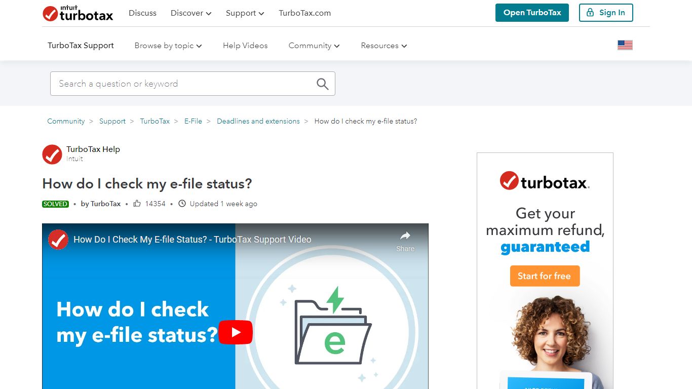 How do I check my e-file status? - Intuit